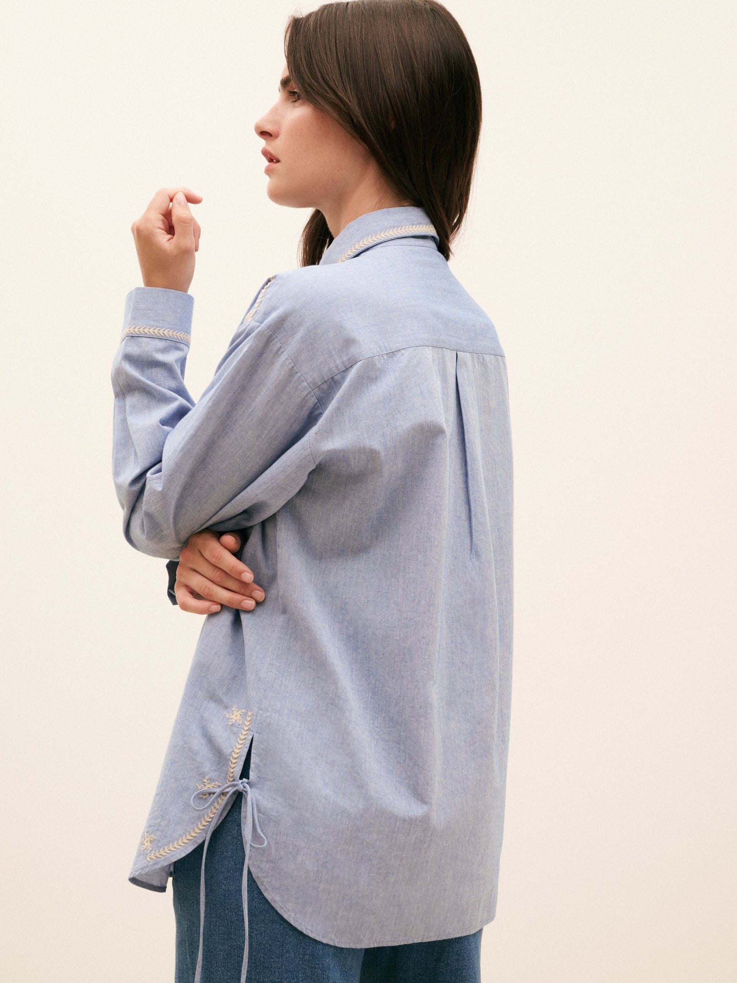 Camicia con ricami