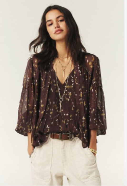 Blusa chiffon