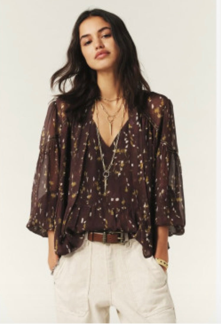 Blusa chiffon