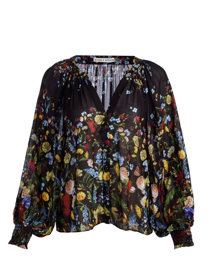 Blusa stampa floreale